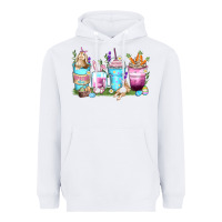 White rabbit coffee cups Heavyweight Hoodie - Zillion Design Studio