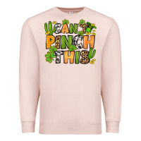 Pale Pink St. Patrick's Can't pinch this Premium Sweatshirt - OliviaCreatesArt
