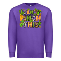 Purple St. Patrick's Can't pinch this Premium Sweatshirt - OliviaCreatesArt
