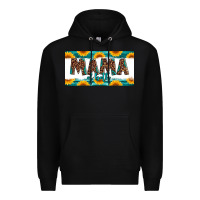 Black mama of both license plate Premium Hoodie - Jasminsmagicworld