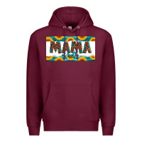 Burgundy mama of both license plate Premium Hoodie - Jasminsmagicworld