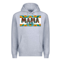 Heather Grey mama of both license plate Premium Hoodie - Jasminsmagicworld