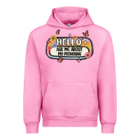 Fuchsia Pink ask me about my pronouns Urban Hoodie - MaliasSmallBusiness