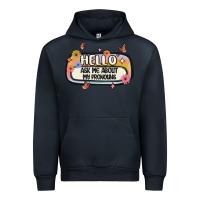 Navy ask me about my pronouns Urban Hoodie - MaliasSmallBusiness