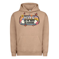 Pigment Burro ask me about my pronouns Urban Hoodie - MaliasSmallBusiness