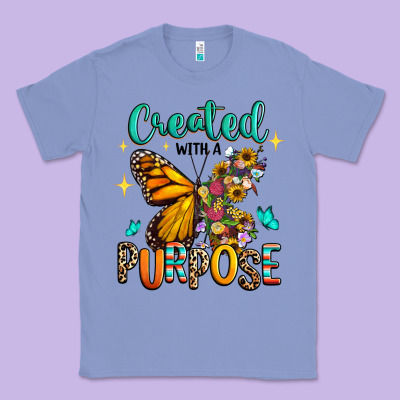 Created With A Purpose Classic Tee Designed By Ranaportraitstore