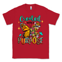Red created with a purpose Classic Tee - RanaPortraitStore