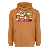 Meerkat rainbow coffee cups Heavyweight Hoodie - Zillion Design Studio