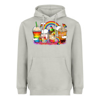 Moon Dust rainbow coffee cups Heavyweight Hoodie - Zillion Design Studio