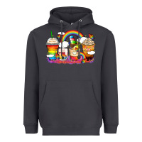 Smoke rainbow coffee cups Heavyweight Hoodie - Zillion Design Studio
