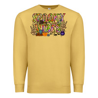 Antique Gold spooky vibes Premium Sweatshirt - RacoonDesign