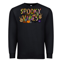 Black spooky vibes Premium Sweatshirt - RacoonDesign