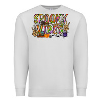 Dove Grey spooky vibes Premium Sweatshirt - RacoonDesign