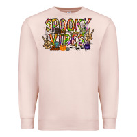 Pale Pink spooky vibes Premium Sweatshirt - RacoonDesign