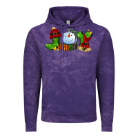 Cloud Purple joy for christmas with snowman Vintage Hoodie - AdoDesignShop