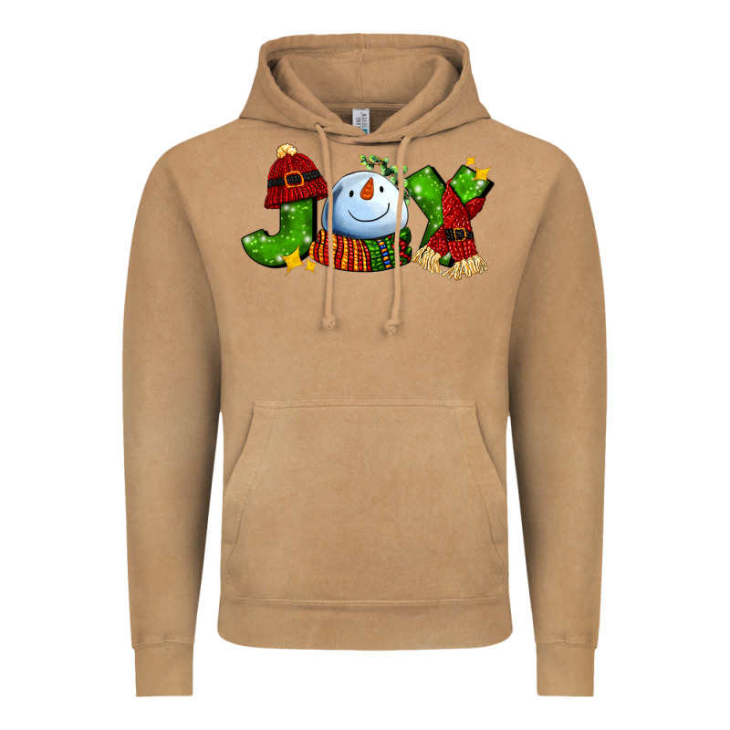 Joy For Christmas With Snowman Vintage Hoodie by AdoDesignShop | Teevron
