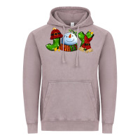 Vintage Zinc joy for christmas with snowman Vintage Hoodie - AdoDesignShop