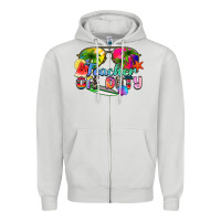 Teacher Off Duty Zipper Hoodie | Teevron