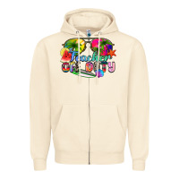 Sandshell teacher off duty Zipper Hoodie - Zillion Design Studio