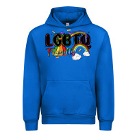 Cobalt lgbtq  friendly Urban Hoodie - MaliasSmallBusiness