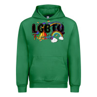 Emerald lgbtq  friendly Urban Hoodie - MaliasSmallBusiness