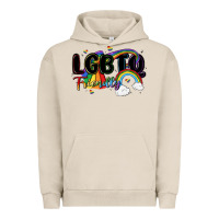 Pigment French Oak lgbtq  friendly Urban Hoodie - MaliasSmallBusiness
