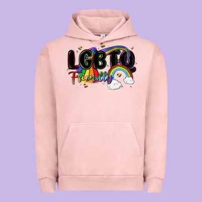 Lgbtq  Friendly Urban Hoodie Designed By Maliassmallbusiness