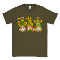 Army Green sunflower gnomes Classic Tee - Zillion Design Studio