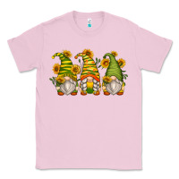 Bubblegum Pink sunflower gnomes Classic Tee - Zillion Design Studio