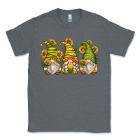 Charcoal Heather sunflower gnomes Classic Tee - Zillion Design Studio