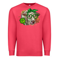 Cardinal Charolais St. Patrick's Day Premium Sweatshirt - OliviaCreatesArt