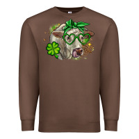 Chestnut Charolais St. Patrick's Day Premium Sweatshirt - OliviaCreatesArt