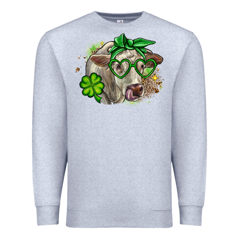 Charolais St. Patrick's Day Premium Sweatshirt by OliviaCreatesArt | Teevron