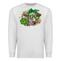 Oatmeal Heather Charolais St. Patrick's Day Premium Sweatshirt - OliviaCreatesArt