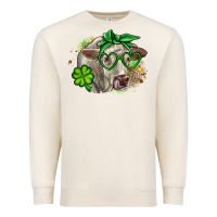Sandshell Charolais St. Patrick's Day Premium Sweatshirt - OliviaCreatesArt
