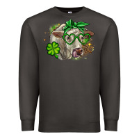 Smoke Charolais St. Patrick's Day Premium Sweatshirt - OliviaCreatesArt