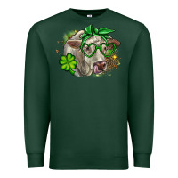 Sports Green Charolais St. Patrick's Day Premium Sweatshirt - OliviaCreatesArt