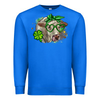 True Royal Charolais St. Patrick's Day Premium Sweatshirt - OliviaCreatesArt