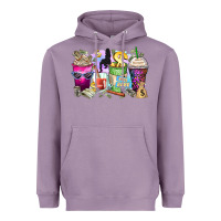 Lavender boss babe coffee cups Heavyweight Hoodie - Zillion Design Studio