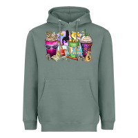 Sage boss babe coffee cups Heavyweight Hoodie - Zillion Design Studio