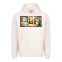 Pale Pink western howdy cowboy horse sunset weapon cactus leopard  license plate Premium Hoodie - BarkalooDesign