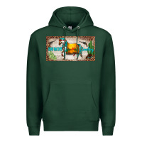 Sports Green western howdy cowboy horse sunset weapon cactus leopard  license plate Premium Hoodie - BarkalooDesign