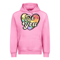 Fuchsia Pink be you Urban Hoodie - MaliasSmallBusiness