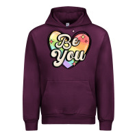 Mauve Wine be you Urban Hoodie - MaliasSmallBusiness