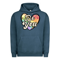 Pigment Midnight Navy be you Urban Hoodie - MaliasSmallBusiness