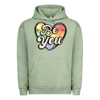 Pigment Oil Green be you Urban Hoodie - MaliasSmallBusiness