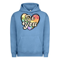 Pigment Pebble Blue be you Urban Hoodie - MaliasSmallBusiness