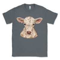 Charcoal Heather charolais calf Classic Tee - RanaPortraitStore