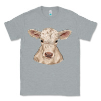 Heather Grey charolais calf Classic Tee - RanaPortraitStore