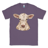 Lavender charolais calf Classic Tee - RanaPortraitStore